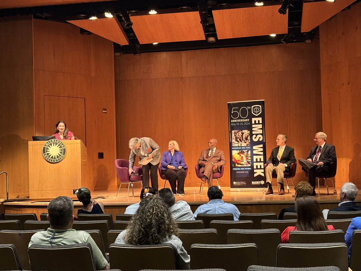 Michael Gerber (@mscottgerber) on Twitter photo As an old history of medicine major and paramedic, excited to enjoy this panel on the history of #EMS <a href="/amhistorymuseum/">National Museum of American History</a> for the 50th anniversary of #EMSWeek. <a href="/dcfireemsfound/">@dcfireemsfoundation</a> <a href="/NAEMT_/">Nat'l Assoc of EMTs</a> @ACEPNow <a href="/smithsonian/">Smithsonian</a> As an old history of medicine major and paramedic, excited to enjoy this panel on the history of #EMS <a href="/amhistorymuseum/">National Museum of American History</a> for the 50th anniversary of #EMSWeek. <a href="/dcfireemsfound/">@dcfireemsfoundation</a> <a href="/NAEMT_/">Nat'l Assoc of EMTs</a> @ACEPNow <a href="/smithsonian/">Smithsonian</a>