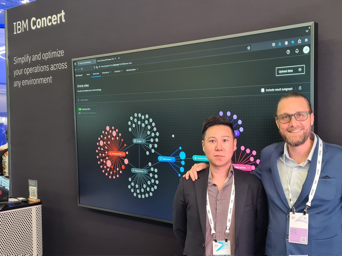 In our companies, we all face the challenge of managing an ever-increasing number of applications During #Think2024, I met with Joshua Kim, a product manager at @IBM who worked on a new AI system to solve this problem. It is called IBM Concert, and here is how it works: 1. When