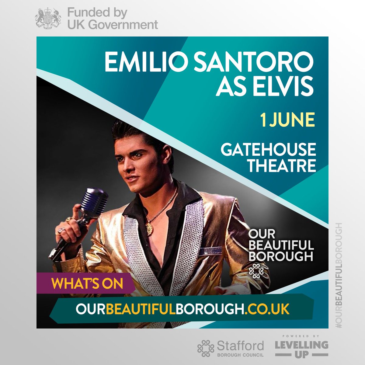 Internationally acclaimed Emilio Santoro brings his award-winning #ELVIS show to @Staff_Gatehouse on 1st June. Emilio has won both European and World Championships as Elvis and wowed America’s Got Talent viewers: tinyurl.com/mpfvs2fm #NightsOut #LiveMusic #OurBeautifulBorough