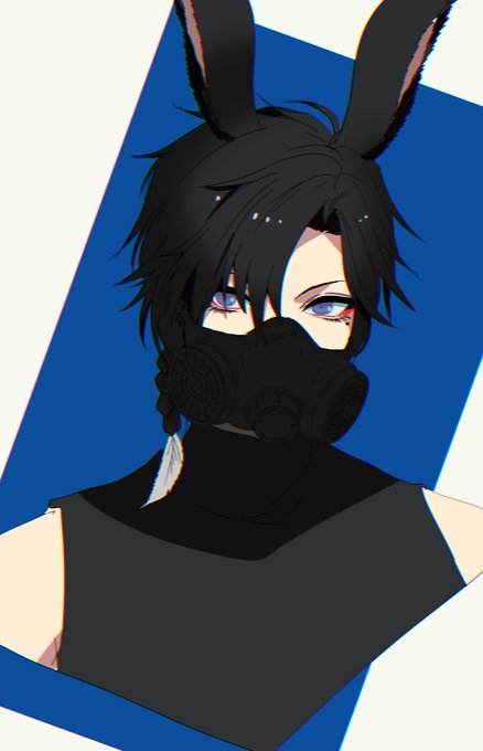 「blue eyes mask」 illustration images(Latest)