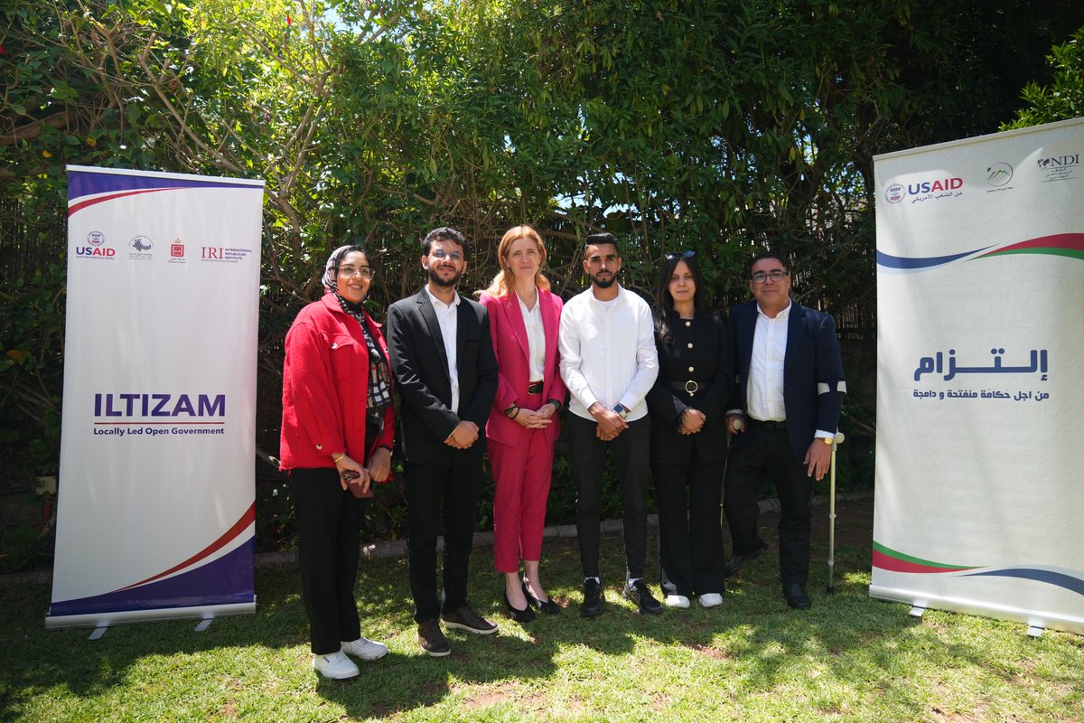 USAID Administrator Power met inspiring CSO innovators at NDI’s office in Rabat to hear how they are advancing Morocco’s open governance.

<a href="/NDI/">National Democratic Institute</a> <a href="/ndimena/">NDI MENA Team</a> <a href="/USAID/">USAID</a> <a href="/PowerUSAID/">Samantha Power</a> 
#ogp