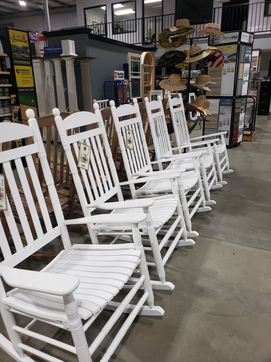 Hinkle Rockers are available at Stone's Home Centers in Bainbridge, Georgia. You can choose between white or stained, and also know you are purchasing a rocker that can last a lifetime.
#stoneshomecenters #bainbridgega #rocker #rockers #rockingchair #rockingchairs #memorialday