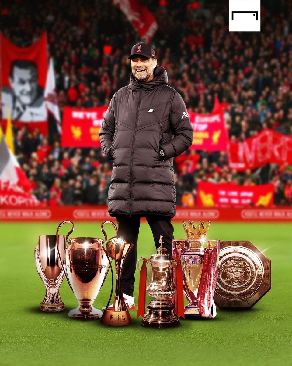 📊 DID YOU KNOW 📊

Jürgen Klopp stands alone in Liverpool's history as the only manager to have secured a complete set of major honors, winning the Premier League, Champions League, FA Cup, and League Cup.