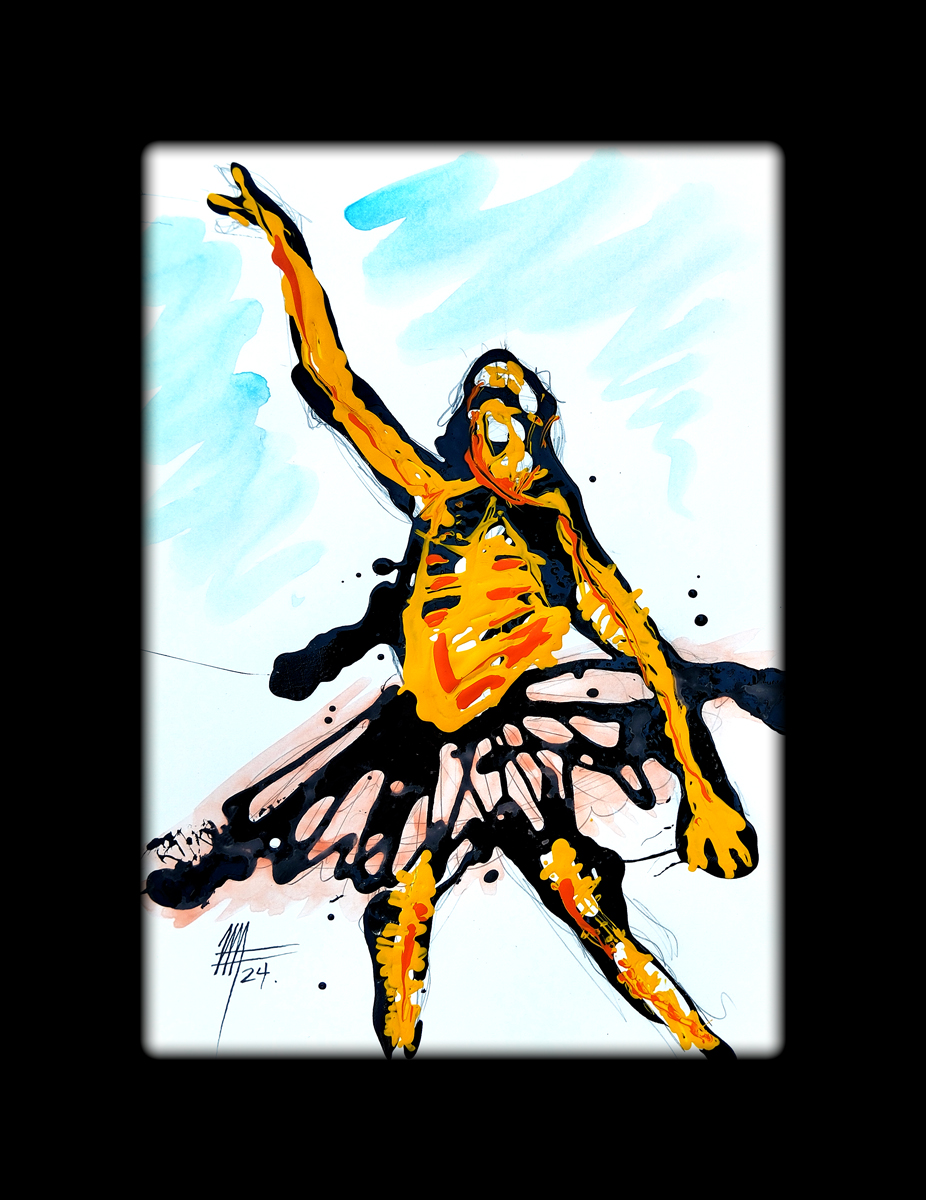 'Ballerina'
32x24 cm
Mixta sobre bristol

#marcoyah #beautiful_artshare #dibujo #drawing #painting #oilpainting #diseñografico #graphicdesign #artistamexicano #pintormexicano #ballerina #ballet #dancer #dancing #tutus #bailarina