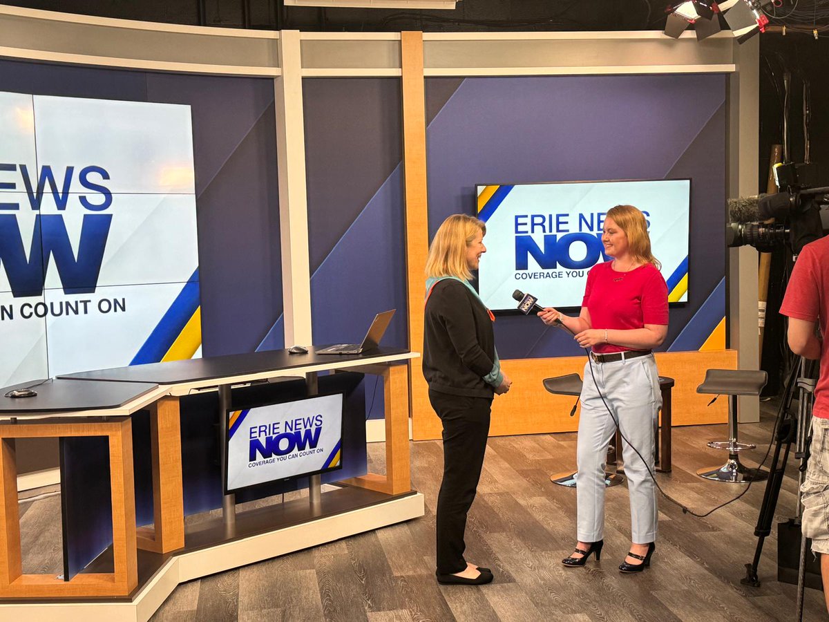 @HConleyGMF 📰 Next, Howard G. Buffett & President @HConleyGMF met with @ErieNewsNow and @GoErie to discuss the tour. The #Whistlestops4UKR tour is a multi-state public diplomacy initiative in support of Ukraine’s victory, recovery, and reconstruction.
