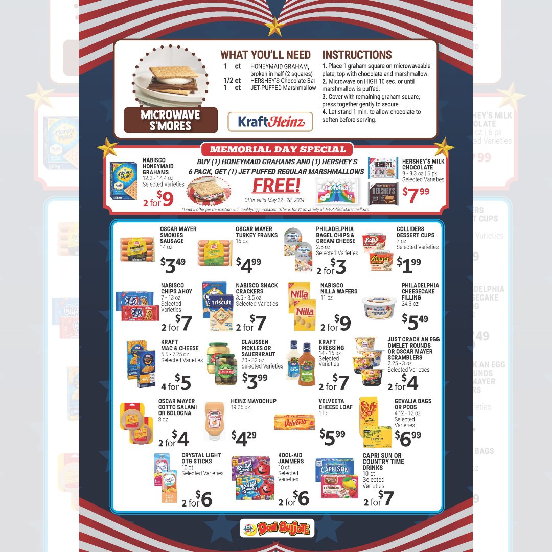 DonQuijoteHI's tweet photo. Get ready to celebrate Memorial Day with our Memorial Day Deals along with this week's specials, valid from Wednesday, May 22 to Tuesday, May 28, 2024!

#weeklyspecials #memorialday #hawaiishopping https://t.co/WpiPZpflzx