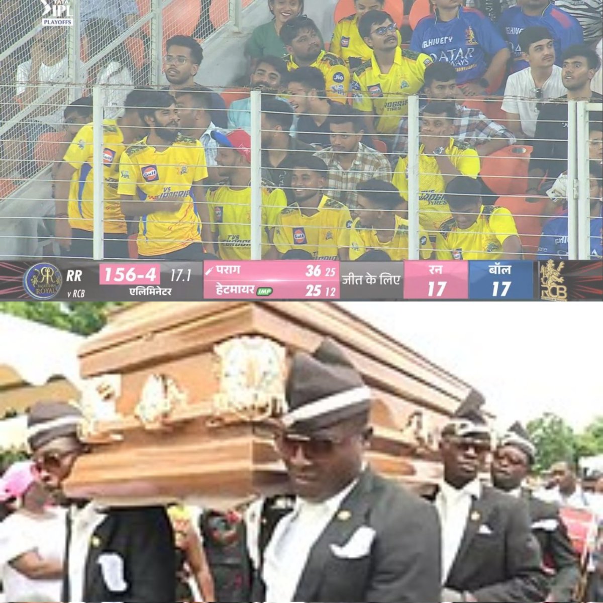 CSKFansArmy's tweet image. WARRA TROPHY FOR RCB 😂💥