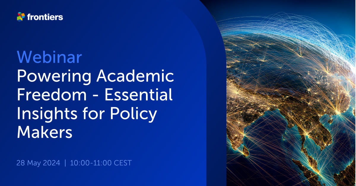 FrontiersIn's tweet photo. Open science is imperative for #HealthyLives, but there is growing concern that #AcademicFreedom is under threat in the EU.

1️⃣ Frontiers' webinar for policy makers – register 👇 
2️⃣ Prof Peter Maassen's commentary in @FrontPolicyLabs 👇 
3️⃣ Article published in @researchinfo👇