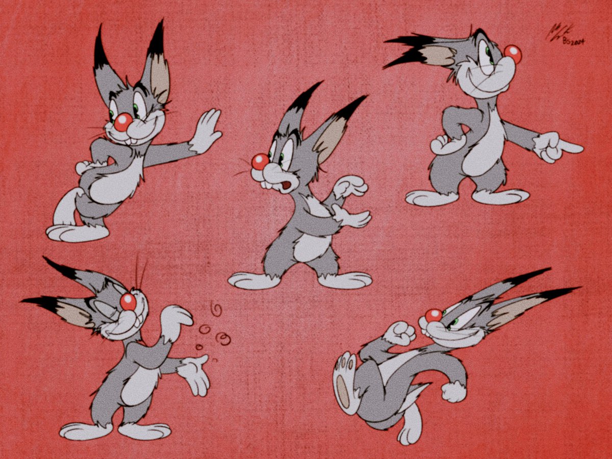 More Rudolph crap
.
#art #cartoonart #rabbit #bunny #digitalart #cartoon #1940s #expressions #vintage #retro #originalcharacter #originalart #modelsheet