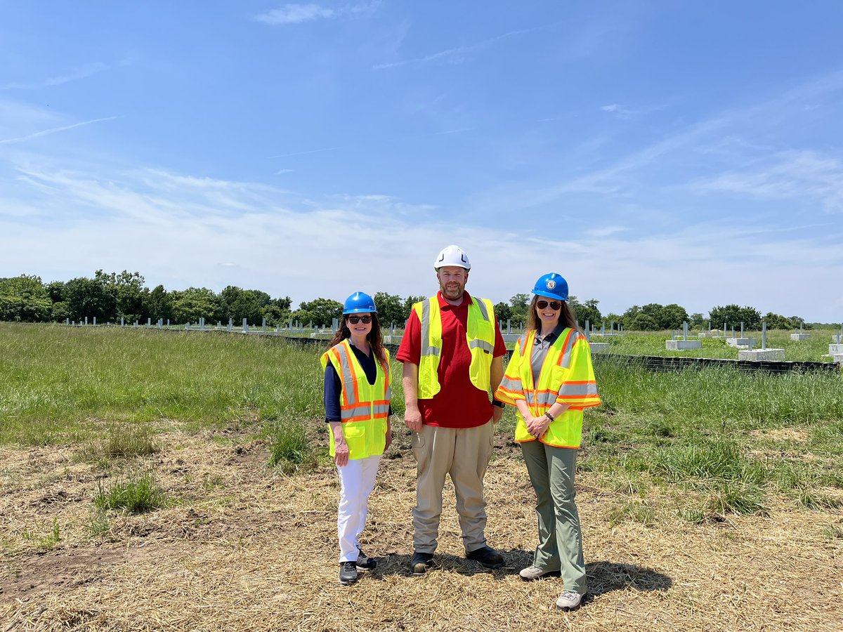 Two more stops on the Director’s Tour - the Dover Road Yard of the Bureau of Highways Eastern District - where Charles Cornish won a mug for answering a DPW trivia question - and the Glen Burnie Landfill Solar Panel Project. #NPWW #DPWandYOU