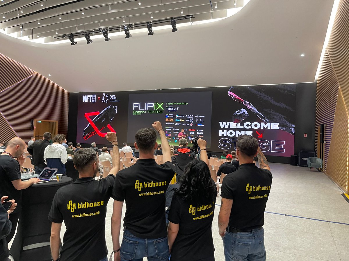 BidHouseClub's tweet photo. We were present at @NFT_Bucharest two weeks ago, and man, it was amazing! 🤩

Met great people, made new connections, and had a lot of networking! 🔥

Stay tuned, our NFT mint is soon! 🚀

@PulsarTransfer send 2000000 MEX to 100 reactions https://t.co/XzB633FjpP