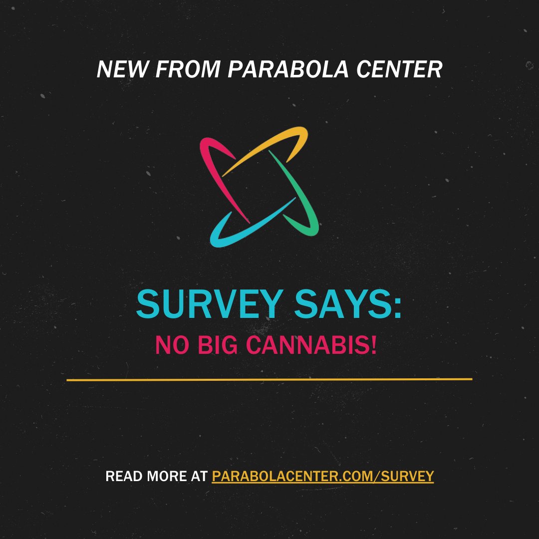 Today, we released new research on American Values and Beliefs About Marijuana Legalization. The study, conducted w/ @RTI_Intl, sheds light on who American adults believe should benefit from legalization & who they trust to create good cannabis policy. parabolacenter.com/survey