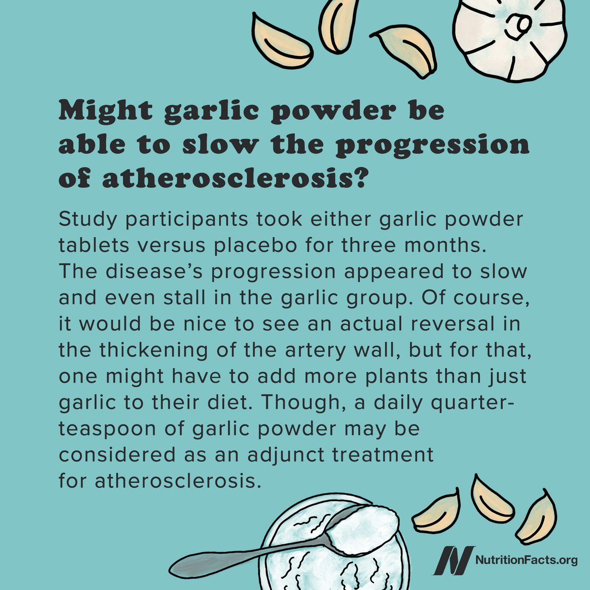 Garlic can help lower blood pressure, regulate cholesterol, and stimulate immunity.
See the video “Benefits of Garlic for Fighting Cancer and the Common Cold” at buff.ly/3Kd02Bc.