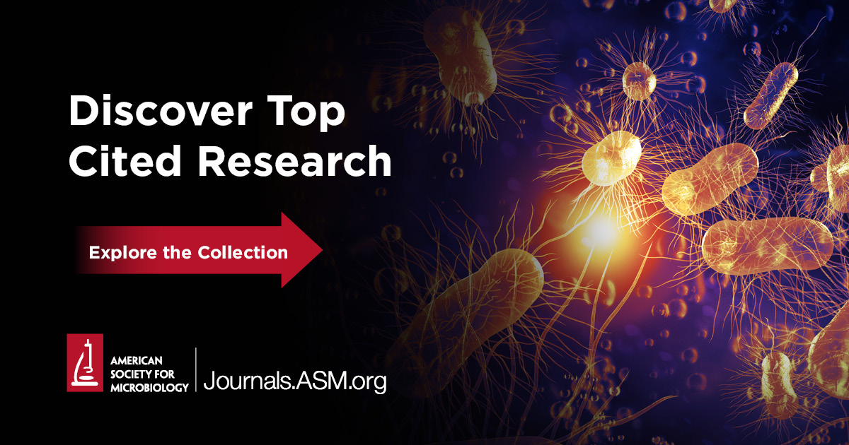 🔬 Explore cutting-edge host-microbe biology research with #ASMJournals' latest Top Cited collection! 🦠 From the gut microbiome of bees, to diagnostics in orthopedic infections, there's plenty to learn. Read the collection now: asm.social/1SF