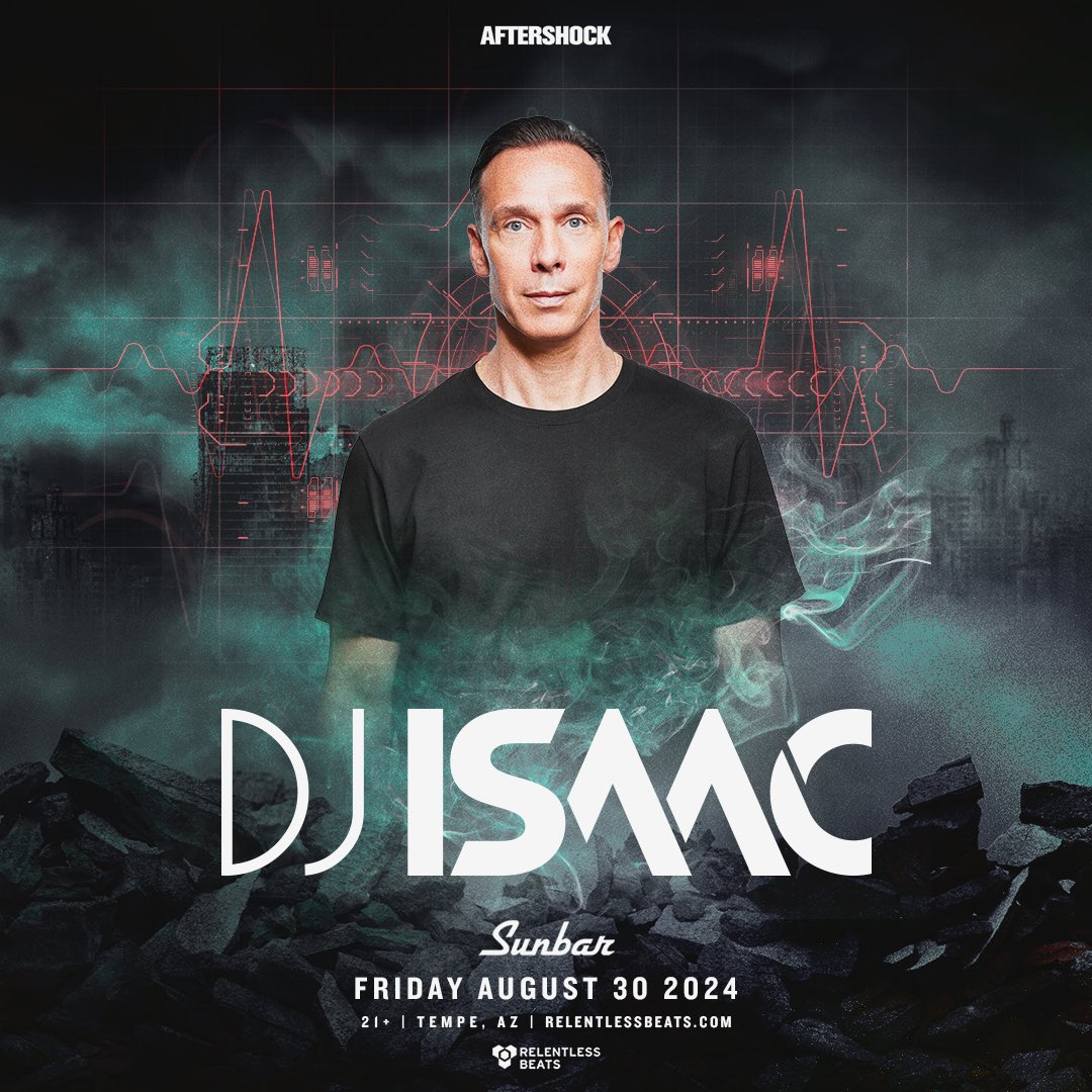 #JustAnnounced- Get ready to go hard ⛓️🔥 @djisaac is bringing the energy to Sunbar on 8.30 ⚡️ Don’t miss out! Tickets on sale now: tixr.com/e/104812 🎟️