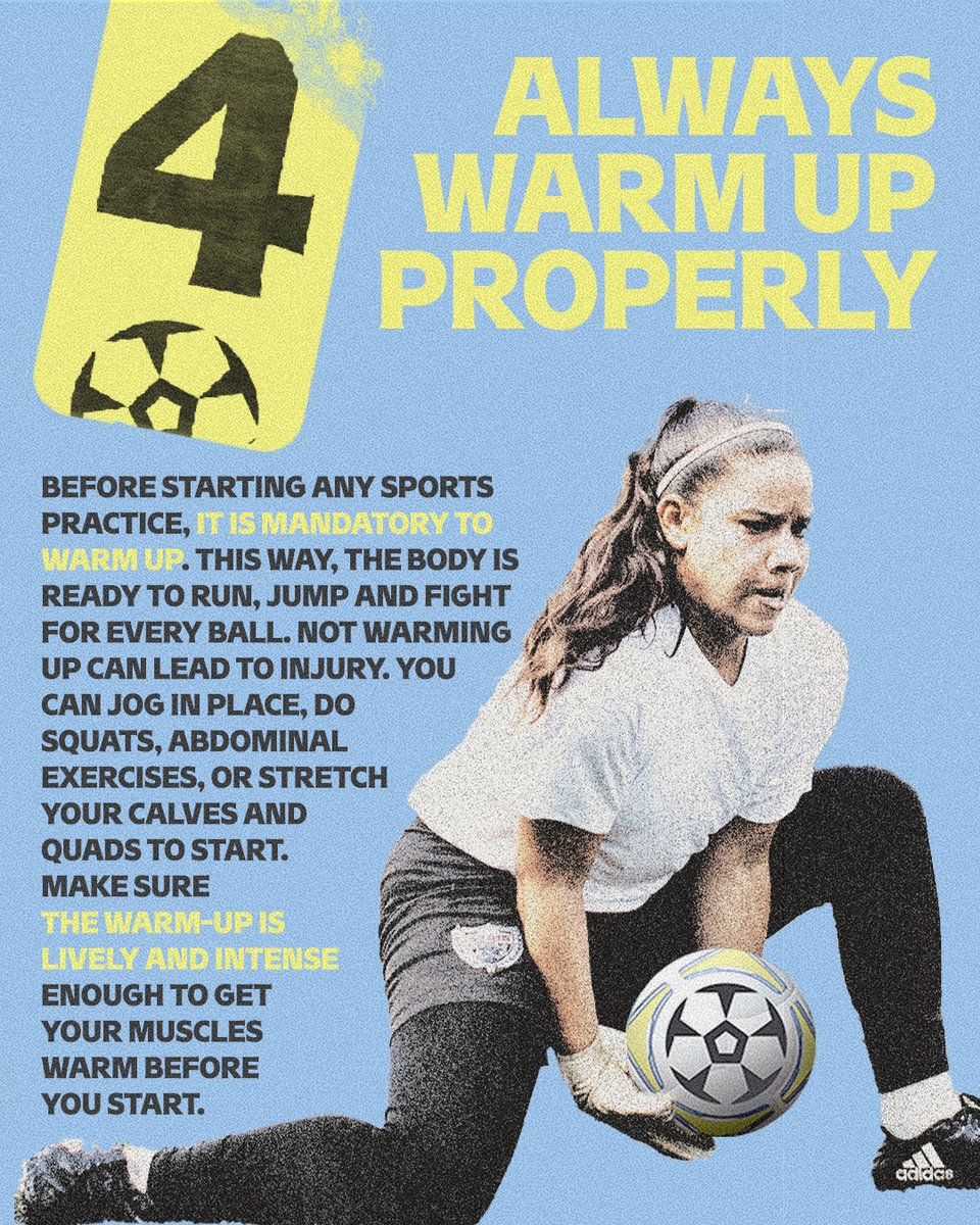 ⚽️ Want to up your game on the field? This 4 tips will help you dominate the pitch and reach your full potential! Do you know any other tips?👇🌟 #WomanGoal #FootballSkills #Improve #Performance #FootballTips