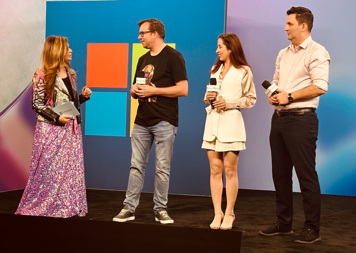 Watching @donasarkar interview @hboelman about his @GlobAICommunity initiative - with two community members from European chapters - at #MSBuild Learn more: aka.ms/build/community