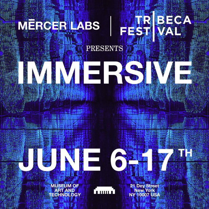 NEXT! @Tribeca 2024 Immersive program offers a collection of 8 world-premiere visual and sonic artworks, curated for the unique architecture of @mercer_labs Museum of Art & Technology (...) 🇺🇸 🗓️ June 6-17 xrmust.com/all-events_/tr…