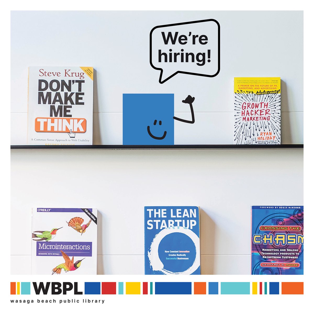 🚀 We're hiring! The Wasaga Beach Public Library is looking for an enthusiastic Makerspace Programmer to join our team full-time (June - Dec 31, 2024). If you love creativity, technology, and community, apply now! 📚👩‍💻 #WereHiring #FindItHere #WasagaBeach ow.ly/Agw450RRoN6