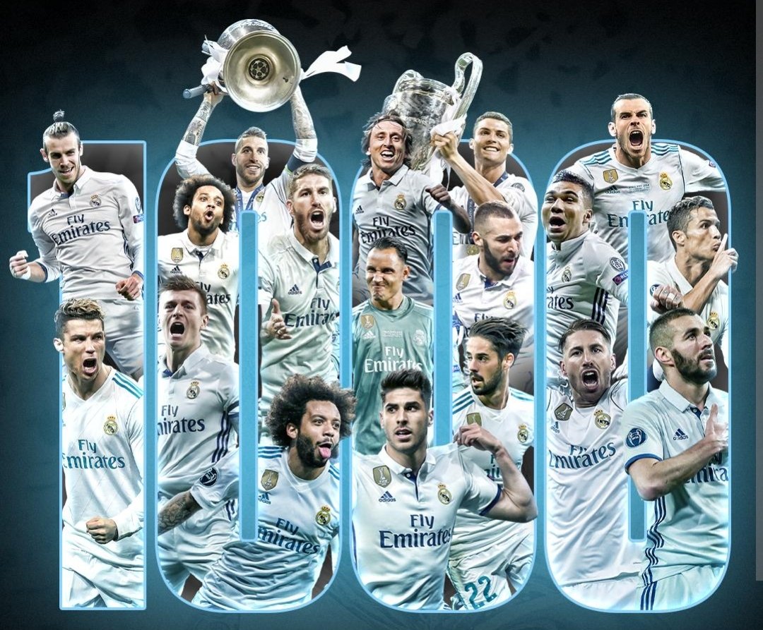 ¡Hemos llegado a los 1000 seguidores! 🎉✨ Gracias a todos por ser parte de esta gran familia madridista. 🏟️🤍 ¡Vamos a seguir animando a nuestro equipo hacia la victoria! ⚽️🏆 ¡Hala Madrid y nada más! 🔥👑 #1000Seguidores #HalaMadrid #RealMadrid