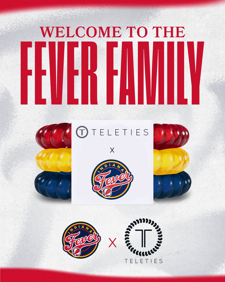 we're excited to welcome @teleties as the Official Hair Tie of the Indiana Fever! to celebrate, fans can use code FEVER20 for 20% off your entire purchase at teleties.com ALL SEASON LONG 👏 read more: on.nba.com/3UUEnm8