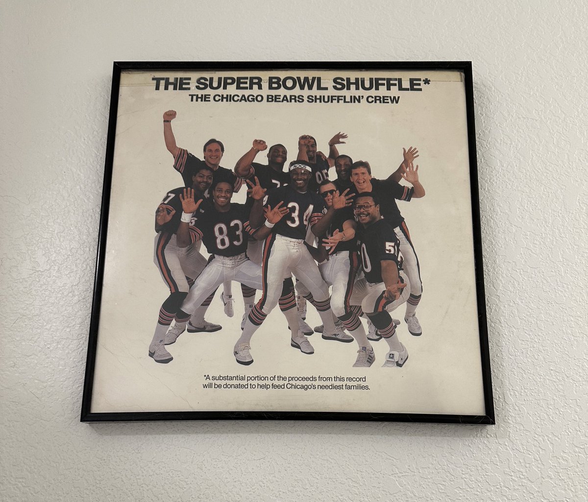 Have an original pressing hanging on the wall for positive vibes and good energy