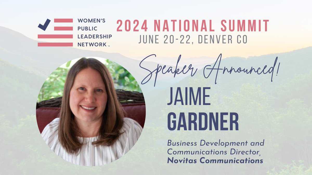 WPLN is honored to welcome @JaimeMGardner as a speaker at our 3rd #WPLNSummit!

Jaime is a public relations expert with 20+ years of experience, including her current role at @novitascomm!

Buy your ticket now! ➡️ hubs.la/Q02y6Cdc0 ⬅️

#RiseAbove #ElevateYourLeadership