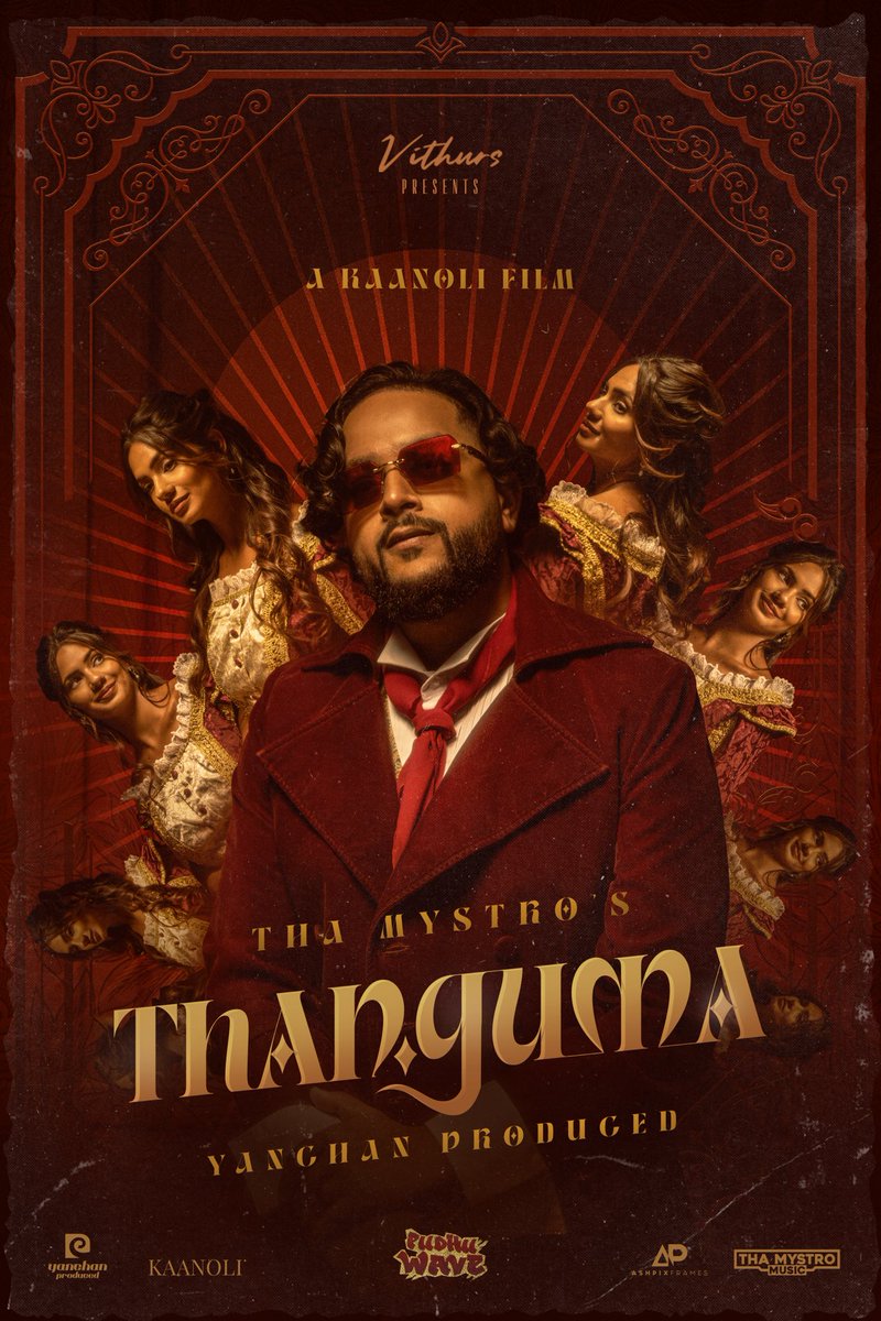 ThaMystro_GJ's tweet photo. Thanguma ❤️ - Proudly present the first look poster of my next music video release from the upcoming EP Pudhu Wave 🌊

Music by #YanchanProduced | Directed by #Kaanoli | Produced by #Vithurs | Creative direction by ⁦@pprech⁩ 

#TamilIndependentMusic #ThaMystro https://t.co/QGTrGBDMtE