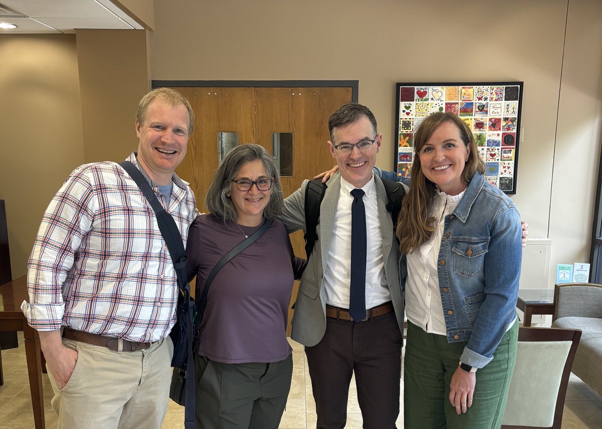 So fun to be ⁦@vupeabody⁩ with some of my Vandy classmates - Dan, Karin, and Devin!