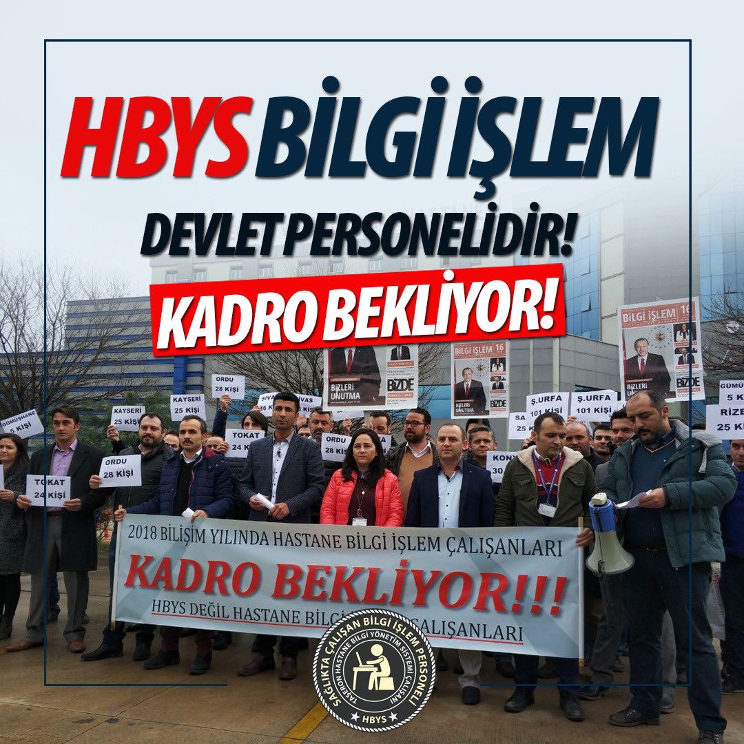 TaşerondanTasarruf Olmaz

#HbysBilgiİşlem
Taşeron sistem modern çağın kölelik sistemidir bu sistem ile sermaye kárını düşünürken;
Devlet sistemin baskıladığı çalışanlarını görmezden gelmemelidir
Devlet en büyük markadır çünkü sermayesi millettir
<a href="/RTErdogan/">Recep Tayyip Erdoğan</a> 
<a href="/isikhanvedat/">Prof. Dr. Vedat Işıkhan</a>