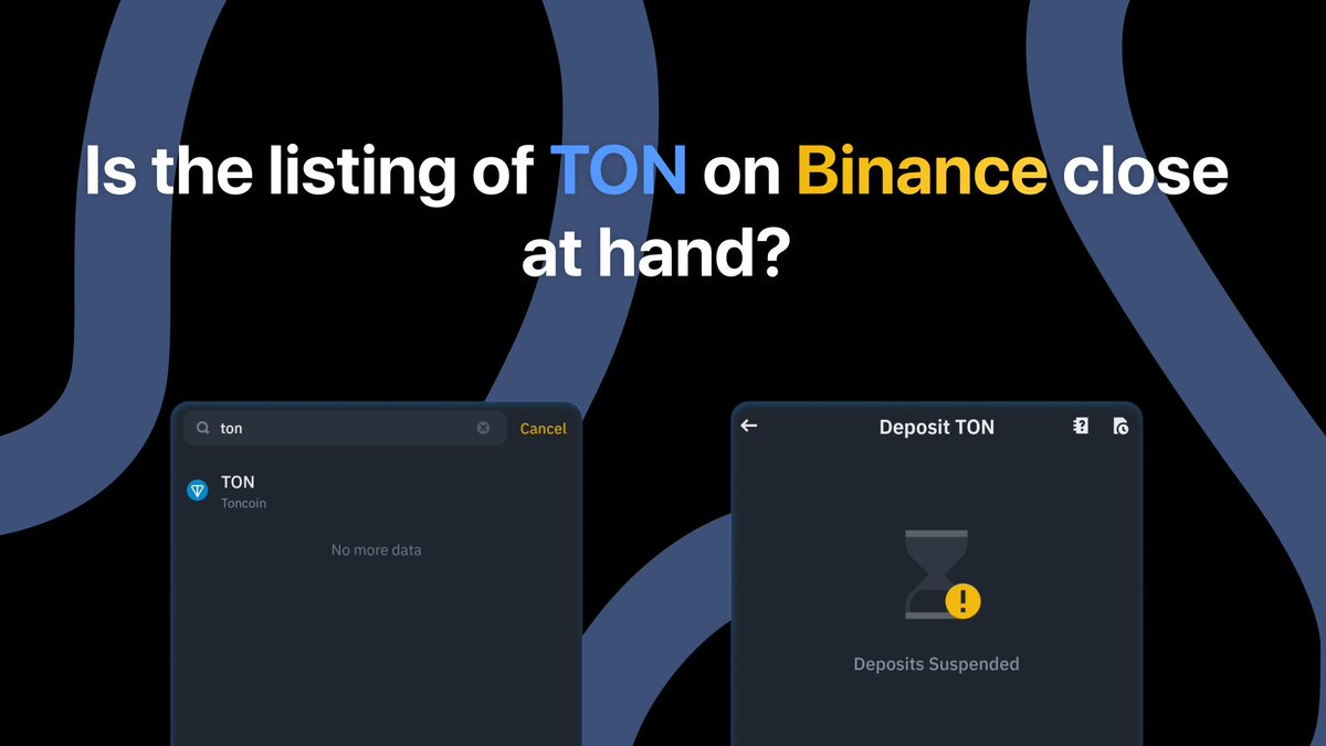🔥TON is getting ready to list on Binance $TON was originally discovered on #Binance WEB3 wallet on the 10th of May, and today information is already coming in about the upcoming, long-awaited listing on banana. Are we growing, gentlemen? Write 🍌 if you've been waiting!