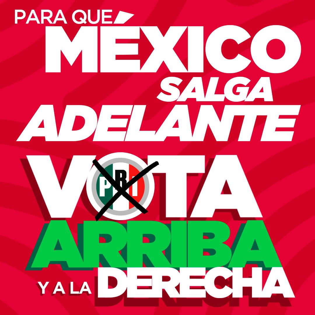 Porque México merece más, este dos de junio, #VotaPRI. Con tu apoyo, regresamos a la ruta del desarrollo, de la seguridad y del empleo. #ElPRISíResuelve #PRI