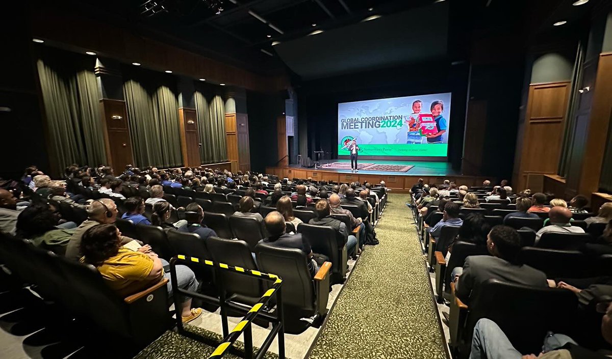 This morning, I spoke to our @OperationChristmasChild international field reps and regional coordinators at the OCC Global Coordination Meeting. We discussed evangelism around the world and how @SamaritansPurse ministry opportunities can be better coordinated in order to share