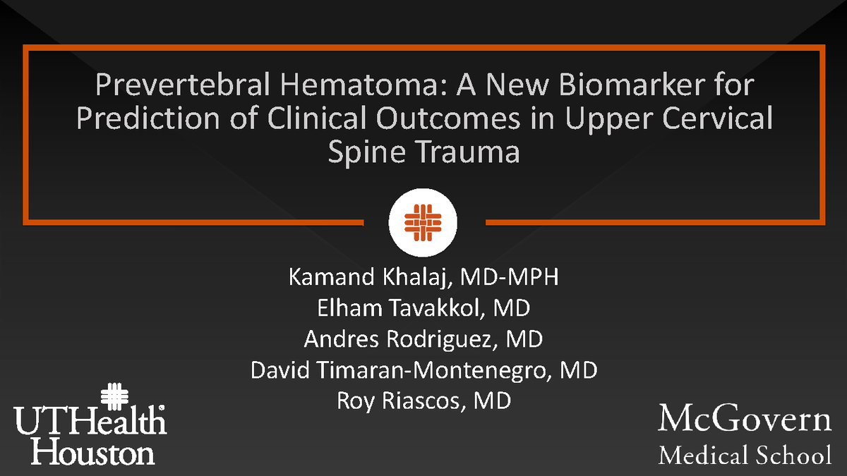 Congratulations to our #ASNR24 Outstanding Project Award Winner in the Spine Category, Andres Rodriguez. Additional authors are: K Khalaj, E Tavakkol, D Timaran-Montenegro, R Riascos. View all Outstanding Project award winners here: ow.ly/pora50RRCOG