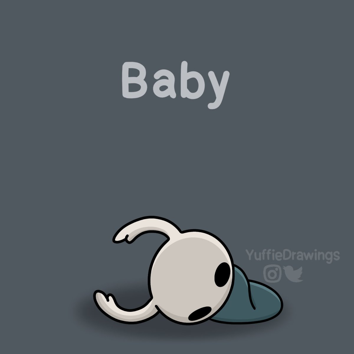 YuffieDrawings's tweet image. Baby is baby.

#HollowKnight #HollowKnightfanart