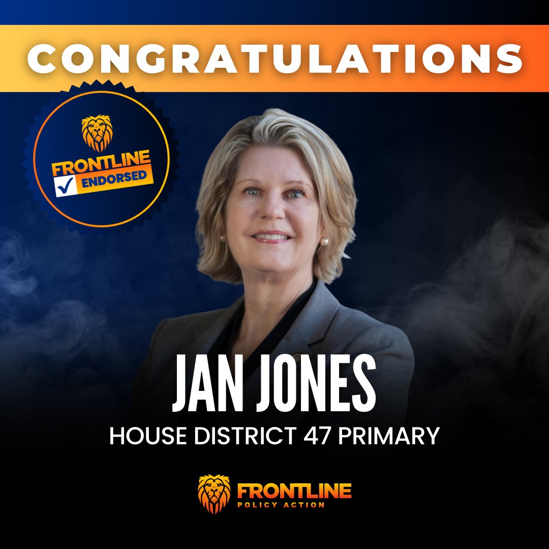 Congratulations to Speaker Pro Tem @JanJonesGA on her primary victory in HD 47! 🎉 Jan’s leadership has been pivotal in advancing legislation that ensures Georgia’s schools are environments of learning and growth. #gapol #FrontlineEndorsed