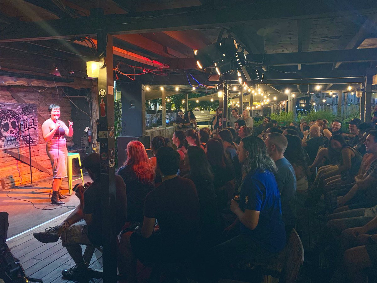 Angelina Martin (@angelinajmartin) on Twitter photo Listen, if you want to have the Wednesday of your dreams, come to Buzzkill at <a href="/BuzzmillCoffee/">Buzz Mill</a> tonight at 9pm for a hilarious free comedy show starring <a href="/LeoGarciaComedy/">Marijuano Garcia</a>, <a href="/FionaCauley/">Fiona Cauley</a>, <a href="/karlhess/">karl hess</a>, <a href="/gregbarris/">🍕Post Woke Wizard Wave Xennial🍕</a>, Chris Oliver, & more! I promise you’ll crack up or your money back😘🐝 Listen, if you want to have the Wednesday of your dreams, come to Buzzkill at <a href="/BuzzmillCoffee/">Buzz Mill</a> tonight at 9pm for a hilarious free comedy show starring <a href="/LeoGarciaComedy/">Marijuano Garcia</a>, <a href="/FionaCauley/">Fiona Cauley</a>, <a href="/karlhess/">karl hess</a>, <a href="/gregbarris/">🍕Post Woke Wizard Wave Xennial🍕</a>, Chris Oliver, & more! I promise you’ll crack up or your money back😘🐝