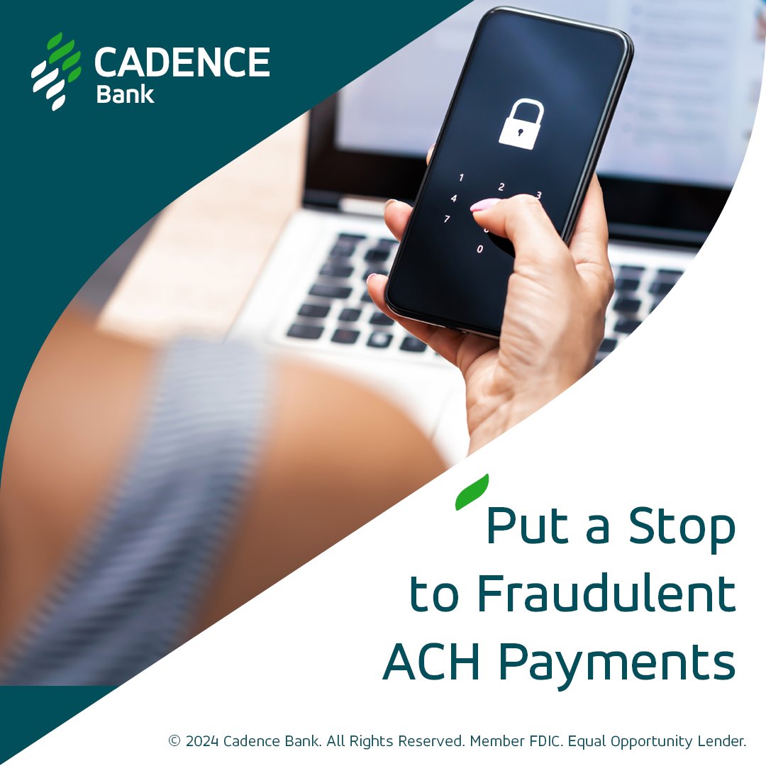 The rise of ACH payment fraud is a growing concern for businesses as electronic payments become increasingly prevalent. Take advantage of the peace of mind available with ACH Positive Pay and enjoy the ease of controlling your payments from anywhere. bit.ly/3VvIZRI