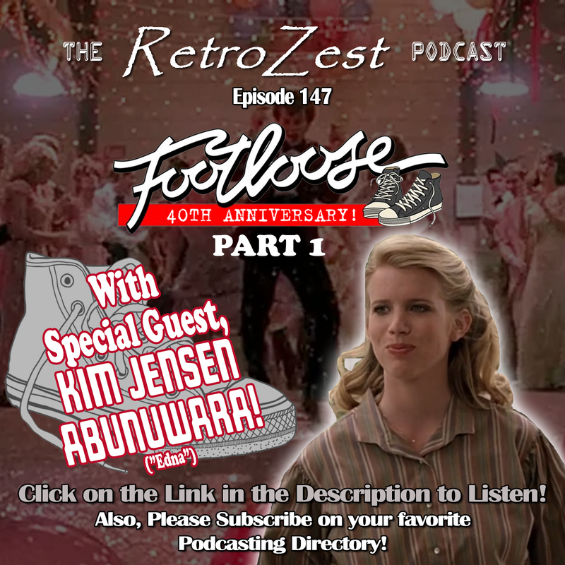 RetroZest (@retrozest) on Twitter photo Listen HERE: retrozest.com/EP147
On RetroZest #147 we kick off a celebration of the 40th Ann. of the premiere of FOOTLOOSE w/<a href="/kevinbacon/">Kevin Bacon</a> and <a href="/JohnLithgow/">John Lithgow</a> ! Assisting in this part 1 episode is DR. KIM JENSEN ABUNUWARA <a href="/UVU_Humanities/">UVU Humanities Program</a>, who played "Edna" in the film. #footloose Listen HERE: retrozest.com/EP147
On RetroZest #147 we kick off a celebration of the 40th Ann. of the premiere of FOOTLOOSE w/<a href="/kevinbacon/">Kevin Bacon</a> and <a href="/JohnLithgow/">John Lithgow</a> ! Assisting in this part 1 episode is DR. KIM JENSEN ABUNUWARA <a href="/UVU_Humanities/">UVU Humanities Program</a>, who played "Edna" in the film. #footloose