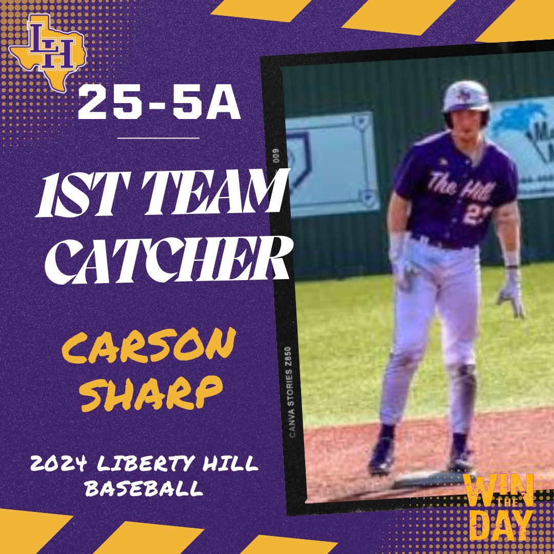 Congrats @Carsonsharp2026, super proud of you. Excited to see the big things you do moving forward, lets WORK!!!
@LibertyHillBB 
#WinTheDay
