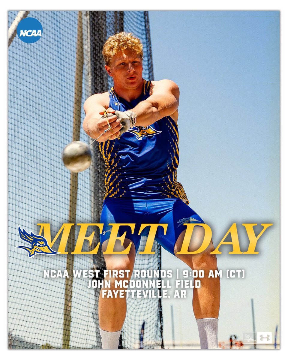 Today’s the big day‼️ 📍NCAA West Preliminary Rounds #RunnersOnTheRise