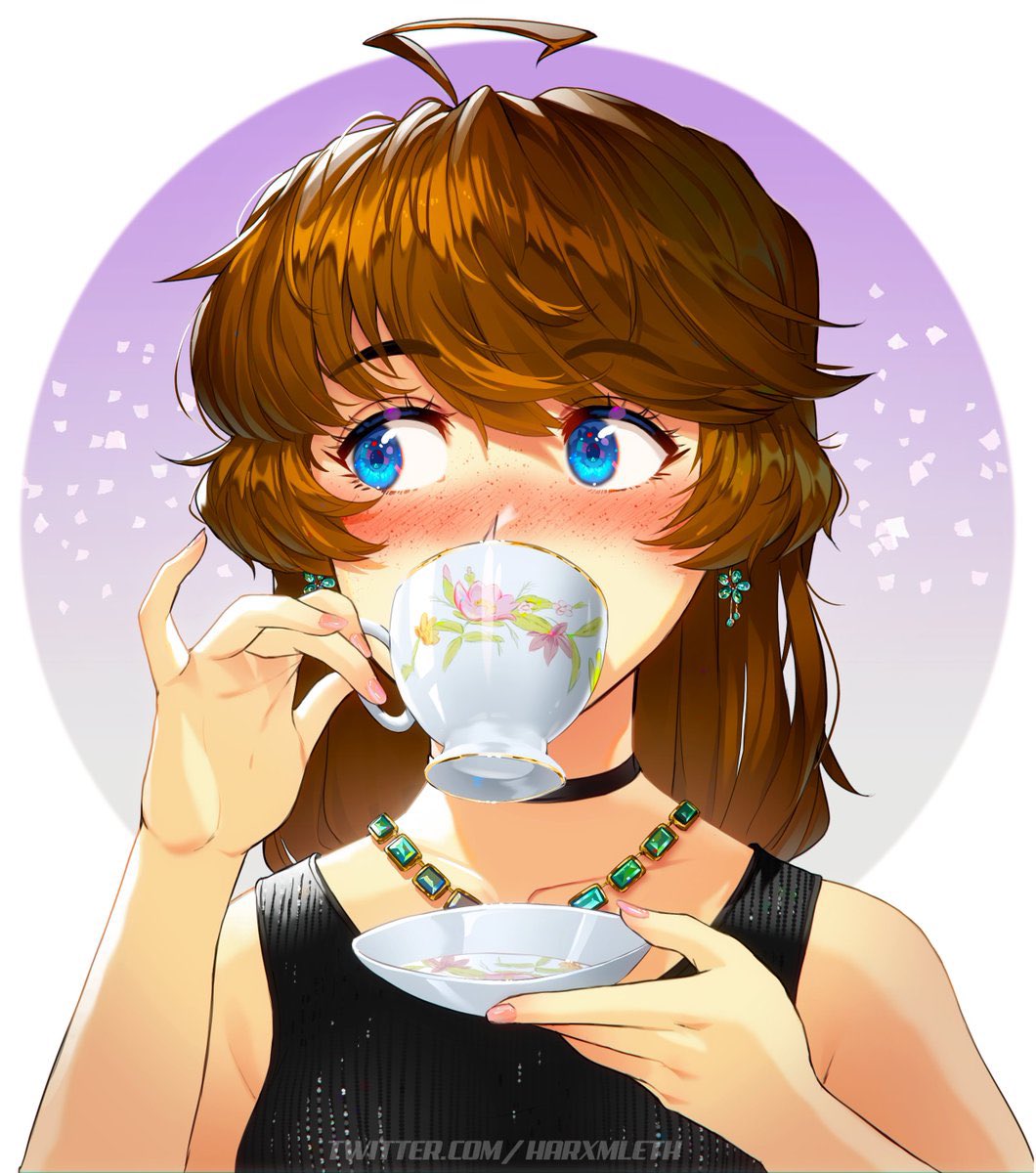 The mute sits alone at a cafe sipping from her cup and drawing something with many giggles as she does 

#rp #muterp #lewdrp