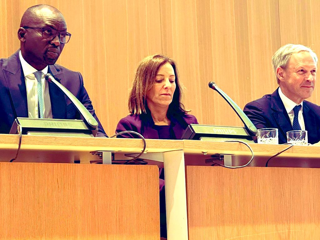 unirmct's tweet photo. La Présidente Gatti Santana #MIFRTP a ouvert la conférence organisée par @Rwanda_TheHague et @FranceinNL sur le rôle de la justice internationale dans les poursuites pour des faits de génocide et souligné que la coopération est cruciale pour rendre la justice #Kwibuka30 https://t.co/fhJvPGS0bJ