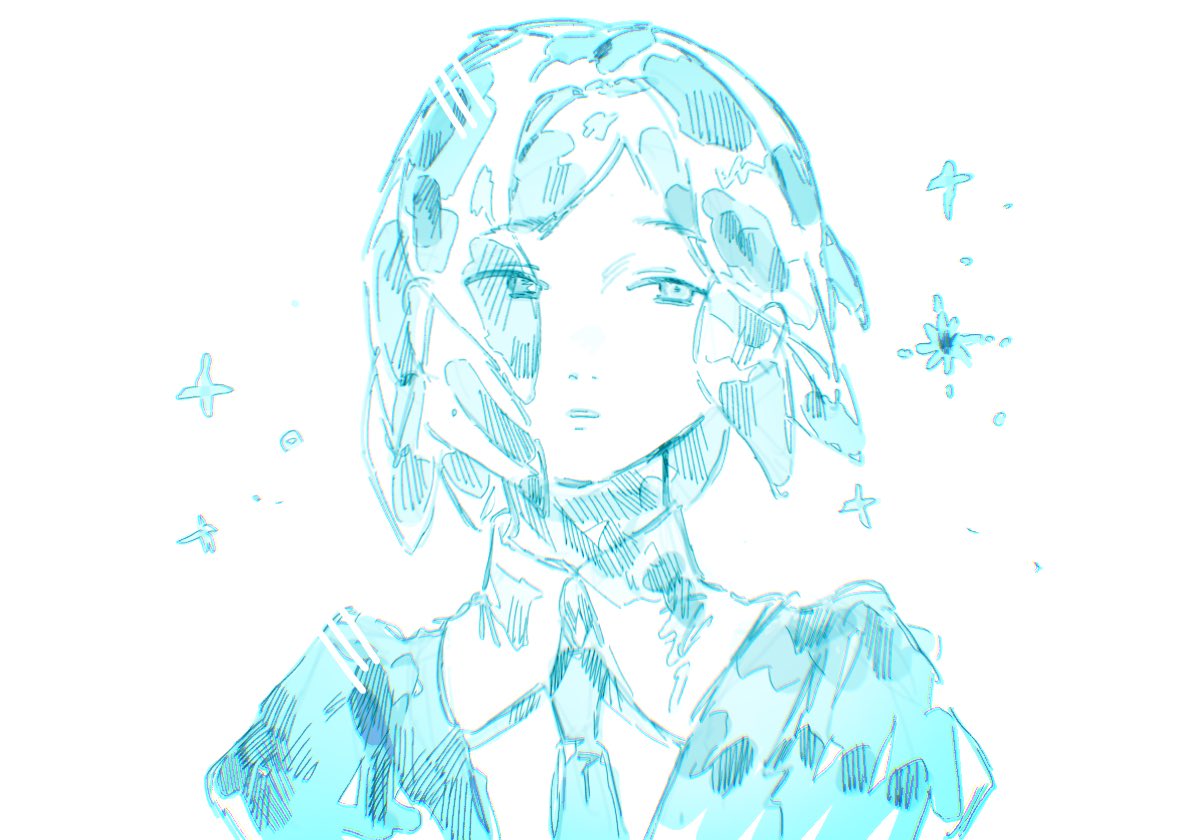 不意にフォスを描きたくなる時がある
インクで描いたみたいになっていい感じ〜
#宝石の国