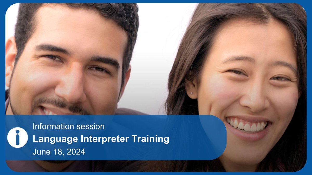 Learn more about the in-demand Language Interpreter Training program at Conestoga at the next virtual information session on June 18: ow.ly/RTMz50RPpln.