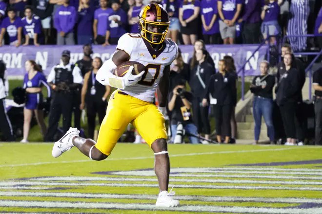 An injury in the non-conference zapped away most of #Gophers wide receiver Lemeke Brockington's 2023 season. Now healthy again, Minnesota needs a healthy 'Meke in the worst way. My case for Brockington's 2024 bounce back: 247sports.com/college/minnes…