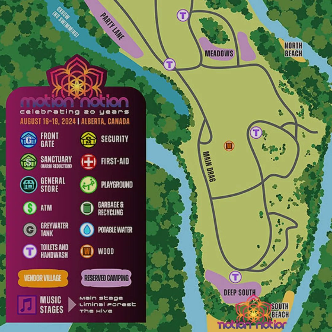 MotionNotion's tweet image. How boujee are you when it comes to your site set up? Full on living room, kitchen, and lounge? Or are you a roll outta the hammock kind of human?

Tickets and Vehicle Passes available through showpass.com/motion-notion-… 👈