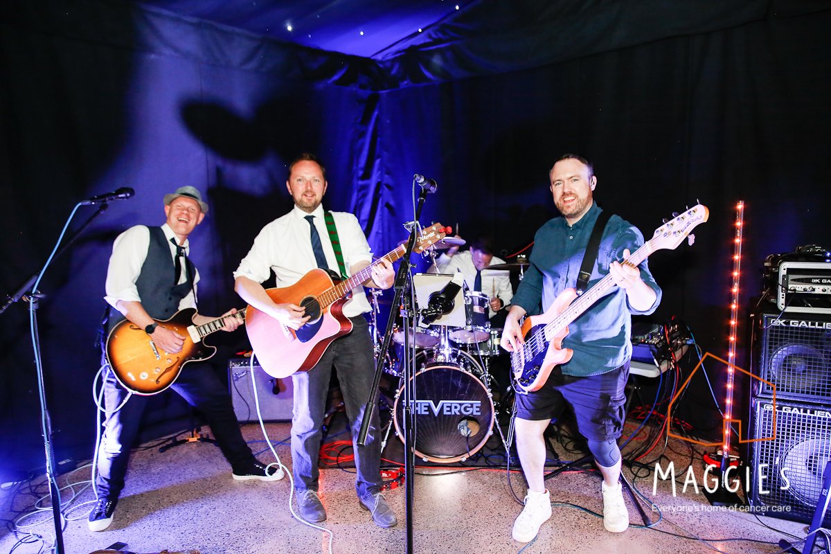 When I am photographing events I get to meet some incredible bands and musicians. At the @maggiescardiff 5th Birthday Ball I met the band The Verge. All guitars and drums. The way music should always be played!