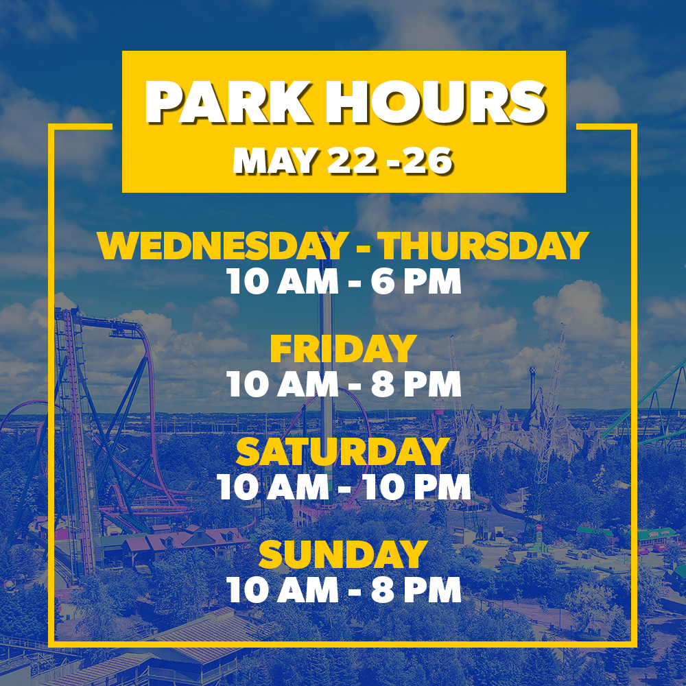 ☀️ Did you know we’re open daily? And Splash Works opens this weekend! Enjoy water park fun from 11 a.m. to 6 p.m. Saturday and Sunday. Get your tickets now! 👉 bit.ly/3UUBLVD