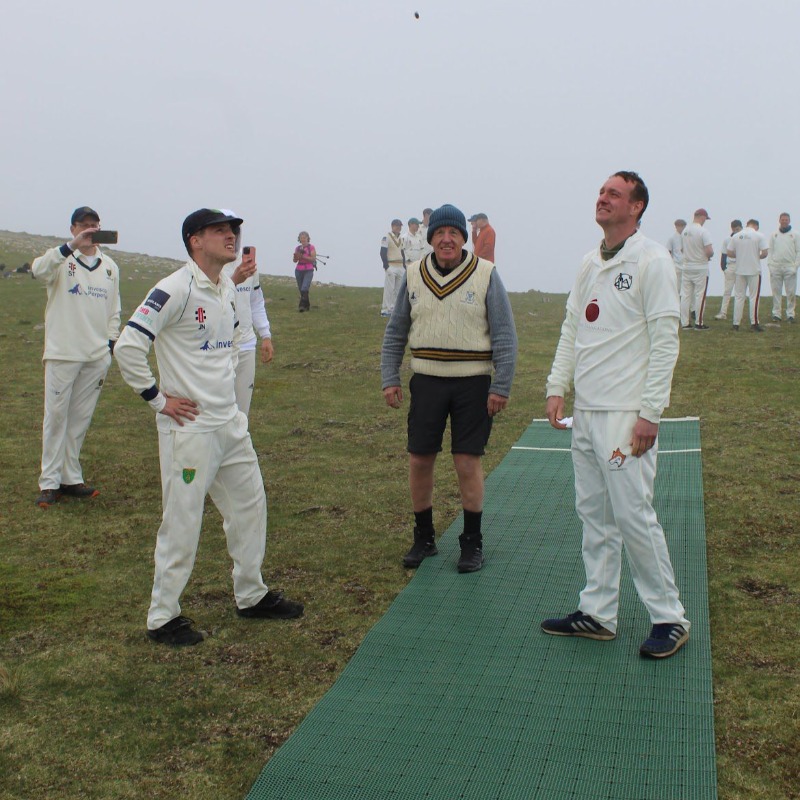 Congratulations to the Helvellyn XI for staging the highest cricket match in England this week! 

Fundraising for <a href="/CMTRF/">CMT Research Foundation</a>, a huge well done to all involved. 

 justgiving.com/page/highestcr…